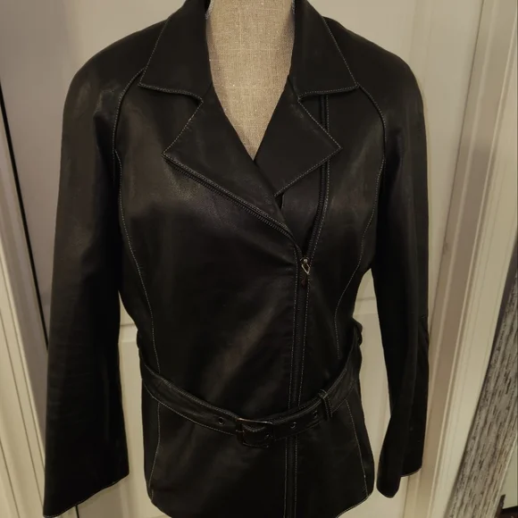 Venus williams shop leather jacket